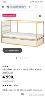 Dětská postel Kura