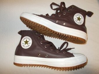 ŠPIČKOVÉ KOŽENÉ CONVERS ALL STAR V.38 100%STAV