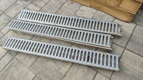 3ks polymerbetonové žlaby
