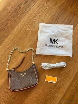 🤎 Elegantní hnědá kabelka s řetízkem 1:1 Michael kors, MK
