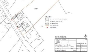 prodej pozemku se stavebním povolením na rodinné domy - 1