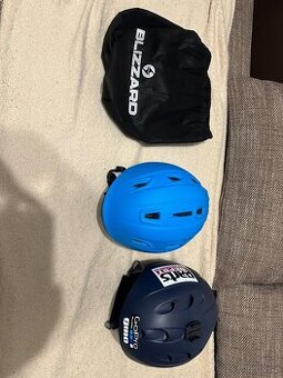 Lyžařské helmy Blizzard a Giro