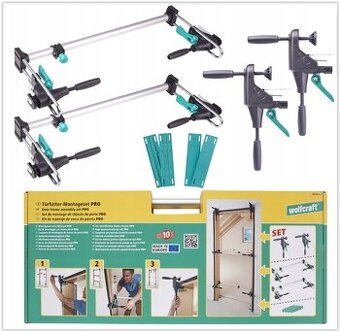 Wolfcraft Sada pro montáž dveřních zárubní PRO 3676000