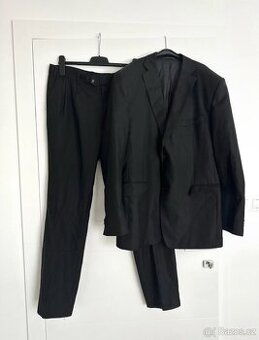 Společenský oblek sako kalhoty 54 XL