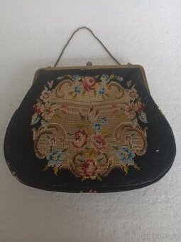 Starožitná gobelínová kabelka