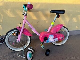 Dětské kolo velikost 14” 3-5let Unicorn Btwin