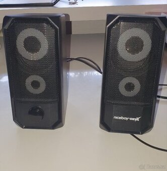 Herní reproduktory Niceboy ORYX VOX 2.0 – RGB podsvícení