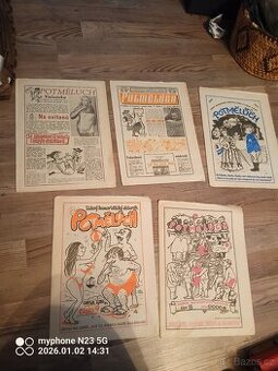 Retro humoristické časopisy vyskerak,Trnky brnky,potmeluch,r