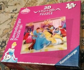 3D Ravensburger puzzle Disney princezny 80 dílků