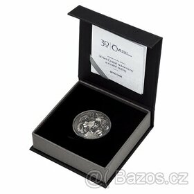 Stříbrná medaile 1oz 30let Česke mincovny a měny
