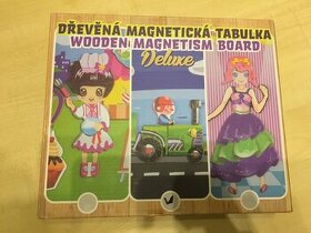 Nová dřevěná magnetická tabulka a další hračky - 1