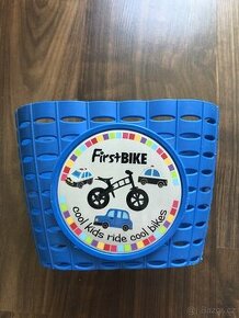 Firstbike košík na kolo, modrý