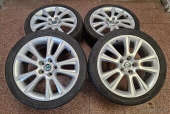 Originální Alu kola 5x112 r18 letní pneu 4,5mm