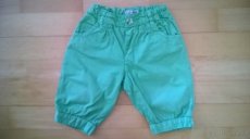 Zelené capri kraťasy Zara Baby vel. 86-92