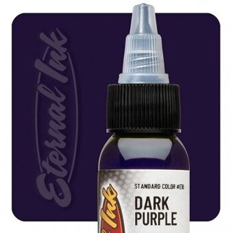 Barva na tetování DARK PURPLE 30 ml - 1