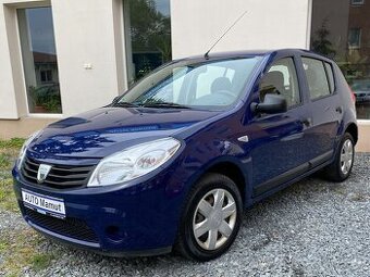 Dacia Sandero, 1.4i 55kW, servo, klima, nízké km