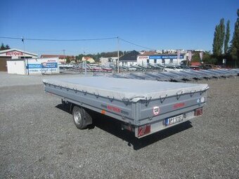 Bazarový přívěs ZV 41 1,1T B1 4,17x2,00/0,35 plachta, nohy