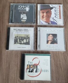 CD - Frank Sinatra, John Lee Hooker, 3 tenoři