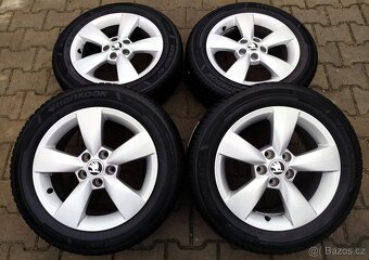 Alu kola originál Škoda Fabia III, Rapid 5x100 R15 Carme