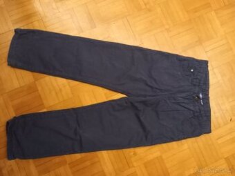 Chlapecké zateplené kalhoty podšité bavlnou velikost 140