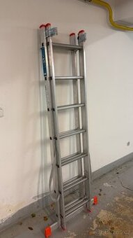 Hliníkový trojdílný žebřík VENBOS 3×7