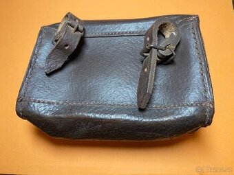 Starožitná Kožená Brašna Na Kolo