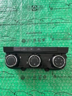 Škoda Octavia 3 / ovládací panel topení a klimatizace / 5E0
