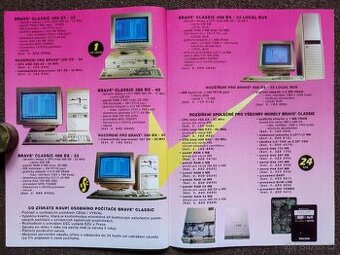 Počítačové nabídky 1. pol. 90 let HW SW Windows