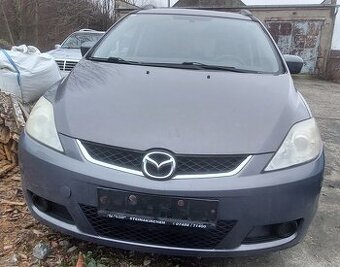 Mazda 5 2.0D, r.v. 2005,81 kW, tažné, 262000 km, nový DPF