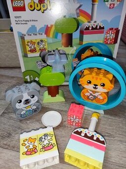 Lego Duplo moje první kočička a štěňátko se zvukem