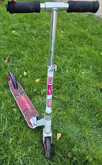 Skládací koloběžka Authentic Muuwmi 180 OR bílo-růžová