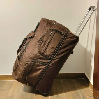 Cestovní taška s možností zvětšení objemu, kolečka - nové