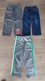 Chlapecké vyteplené kalhoty a tepláky