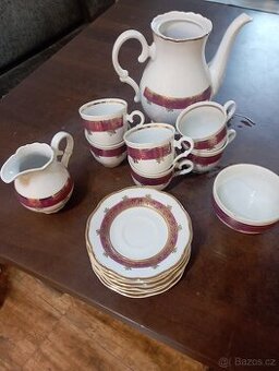 Čajová souprava zlacená