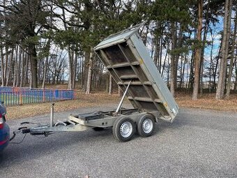 Bržděný, el. Sklopný přívěs Hapert, 2700 kg, 1,6x2,8m