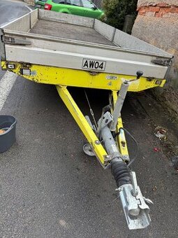 Přívěsný vozík brzděný 2x5m