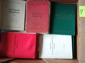 Drážní předpisy, jízdní řády aj. 7