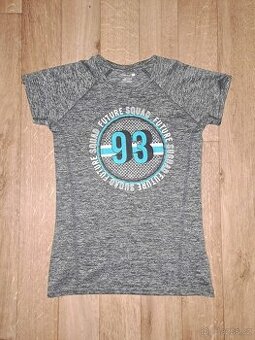 Šedé sportovní triko, vel. 146/152