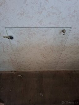 Skleněná dvířka, sklo i s kováním