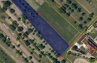 Pronajmu zahradu (ornou půdu, pastvinu) Babice 1500 m2.