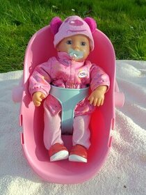 Baby Born panenka+autosedačka pro panenky