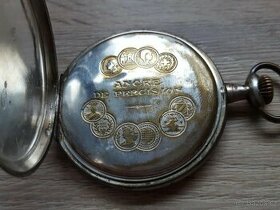Německé kapesní hodinky z 2.sv. stříbrné 800
