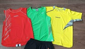 Dětské tenisové oblečení Babolat a Nike vel. 128/140 - 1