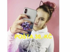 PopSocket nový držák na mobil selfie špuntík květiny - SLEVA