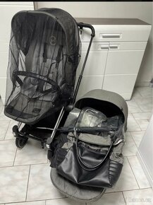 Kočárek Cybex Priam manhattan grey + fusak - 1