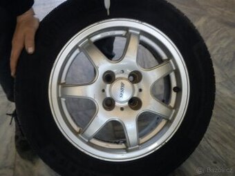 prodám alu kola (alutec 15", rozteč 4x100)