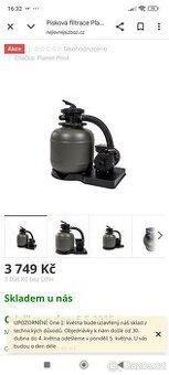 Filtrace k bazénu