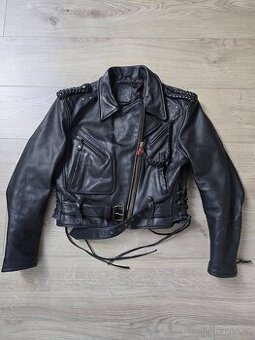 Dámská kožená moto bunda vel.40