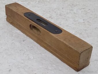 15cm Mini retro dřevěná vodováha / vodní váha