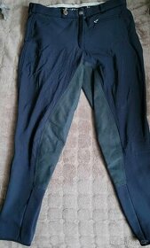 Pikeur rajtky, zimní softshell modré, kožený sed, 42 vel